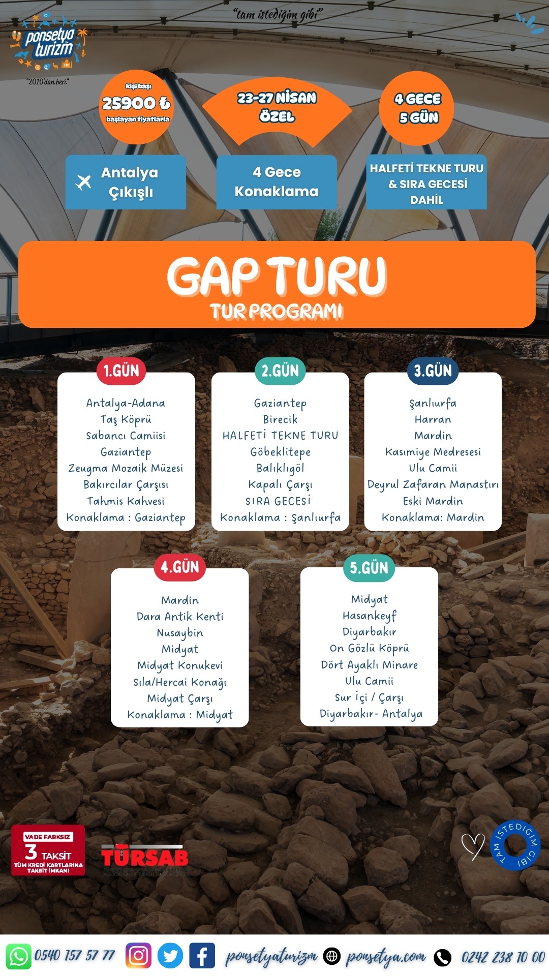 UÇAKLI ELİT GAP TURU
